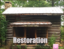 Historic Log Cabin Restoration  Parrott, Virginia